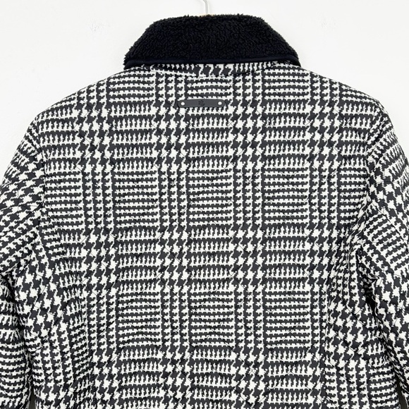 Lauren Ralph Lauren Plaid Quilted Sherpa Collar Button Down Jacket Size Large - Picture 10 of 16